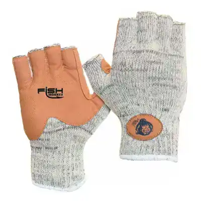 Wooly Half Finger Wool Fishing Glove
