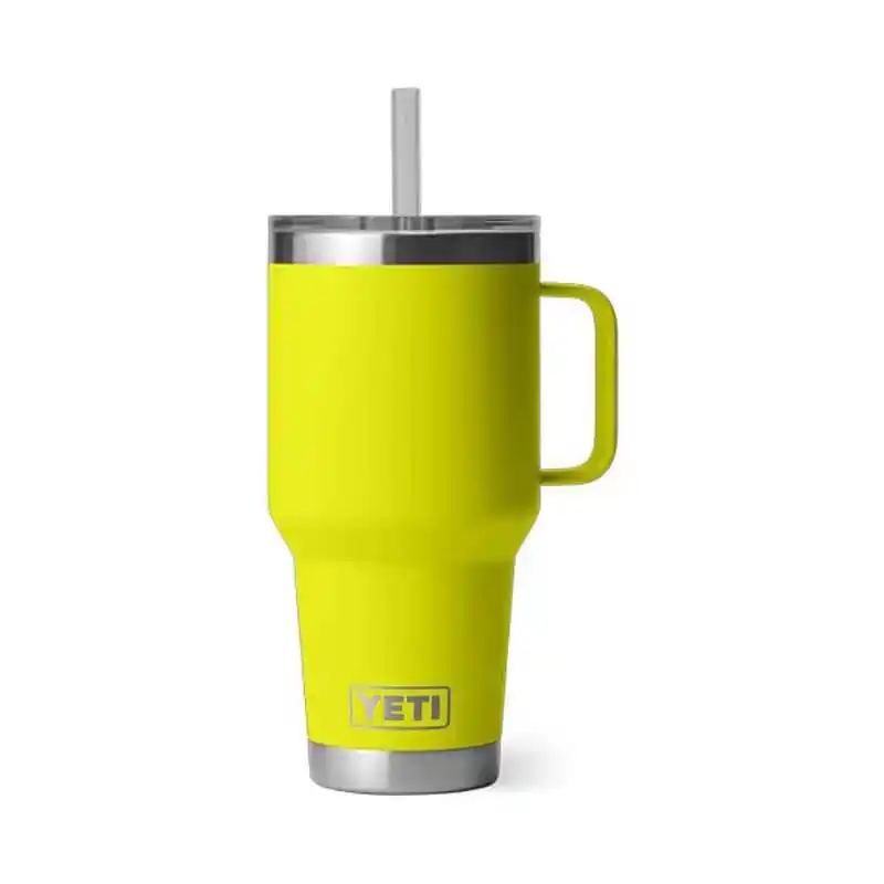 Rambler 35 oz Straw Mug - Firefly Yellow