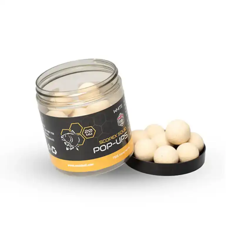 Scopex Squid White Pop Ups - 12 mm