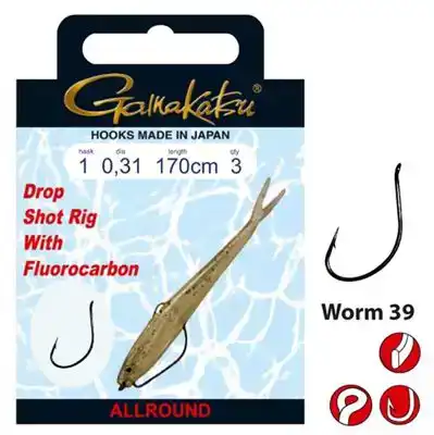 Dropshot Rig Worm 39