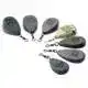 Big Eye Swivel Pear Lead - Gravel - 35 gram