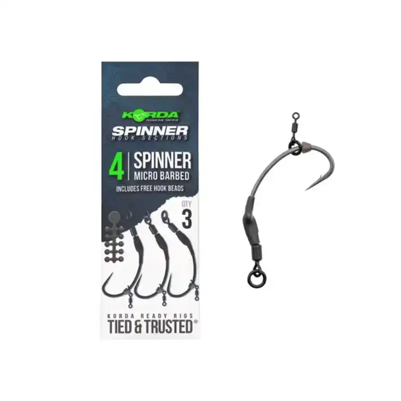 Spinner Hook Sections - Spinner Hook - Haak: 4- Barbed
