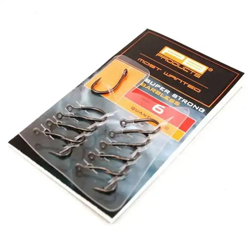 Barbless Super Strong Hook - Maat: 4