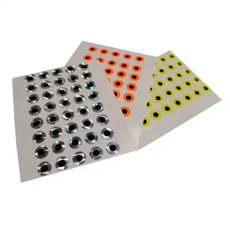 Flat Lure Eyes - 6 mm - Fluo Orange