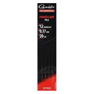 Pro Commercial Power Carp Pole Ready Rigs - Barbless