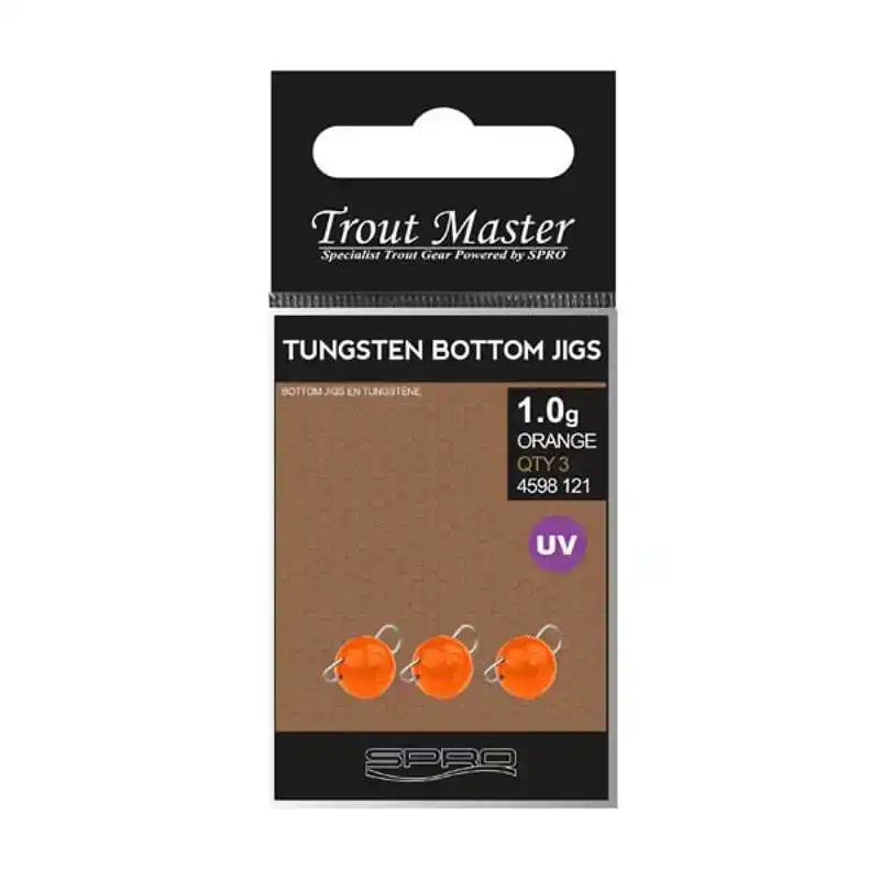 Trout Master Tungsten Bottom Jigs - 1,0 gram - Green