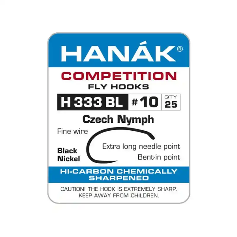 H 333 BL - Czech Nymph - Haak: 10