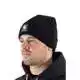 Black Patch Beanie