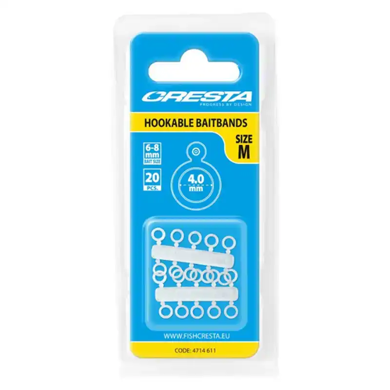 Hookable Bait Bands - Maat: L - 6 mm