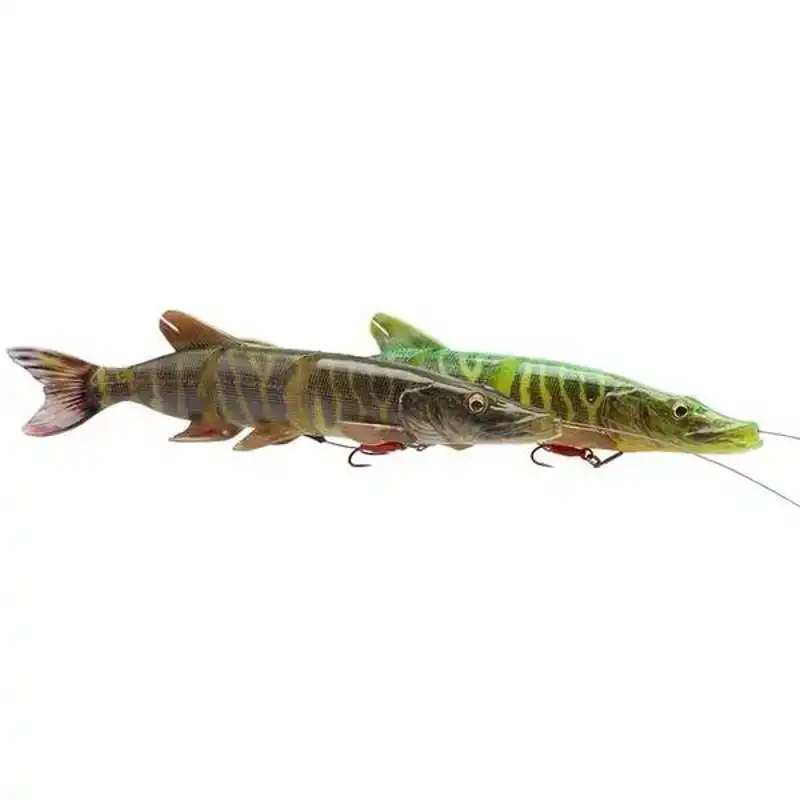 4D Line Thru Pike - 25 cm - Striped Pike