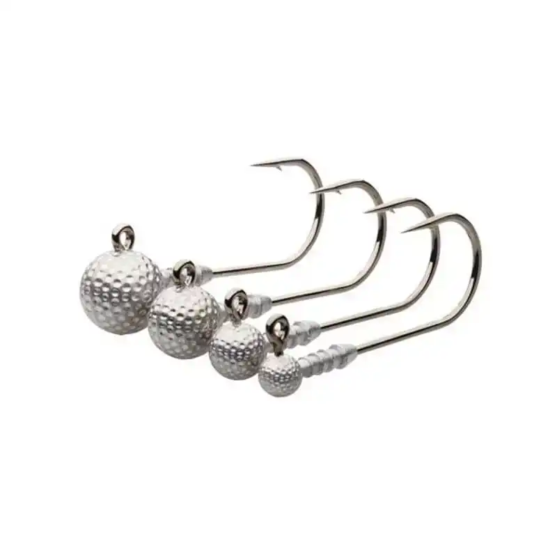 Golf Ball Jighead - Haak: 8/0 - 10 gram