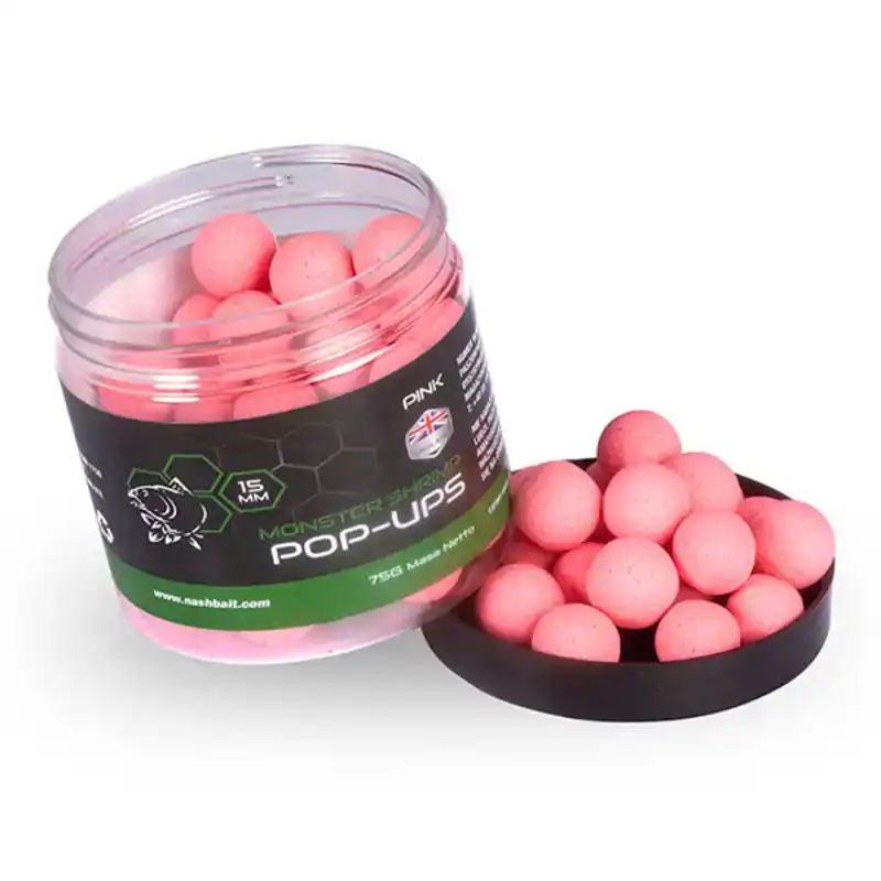 Monster Shrimp Pink Pop Ups - 12 mm