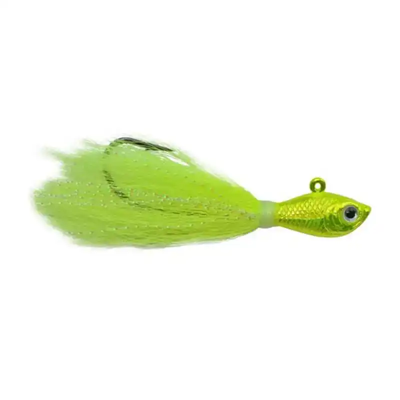 Bucktail Jig - Crazy Chart. - 1/4 oz. - 7 gram