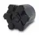 Wading Staff Rubber Tip Black