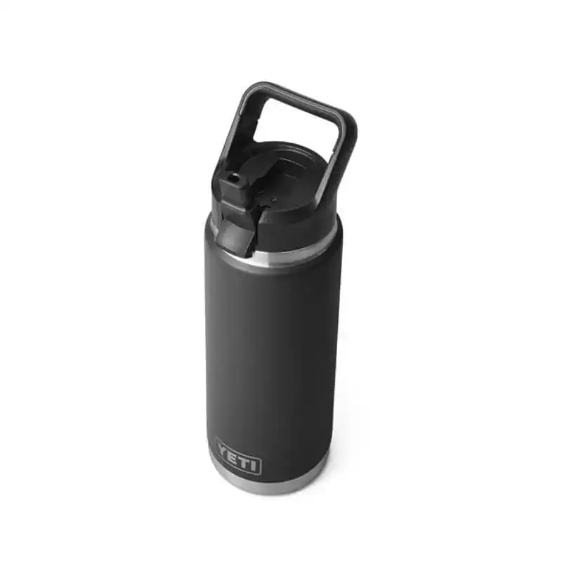 Rambler 26 oz Straw Bottle - Black