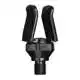 Black Lite Centre-Loc Adjustable Back Rest - Standard