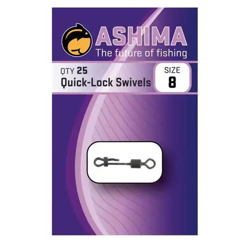 Quick Lock Swivels - Maat: 8