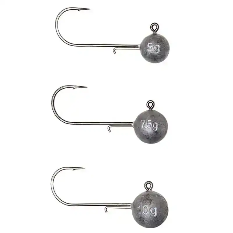 Ball Jigheads - Bulkverpakking - Haak: 2/0 - 5 gram