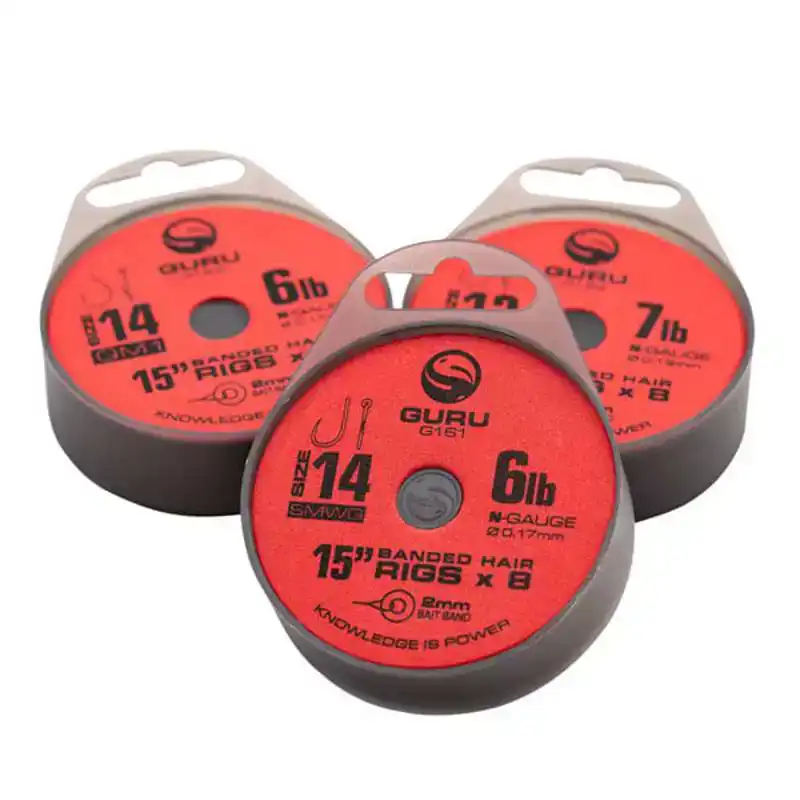 QM1 Bait Band Rigs - Haak: 10 - 0,19 mm - 4''
