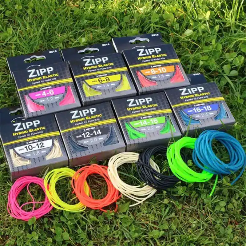 Zipp Hybrid Elastic - Maat: 10 - 12 (1.8 mm) - White