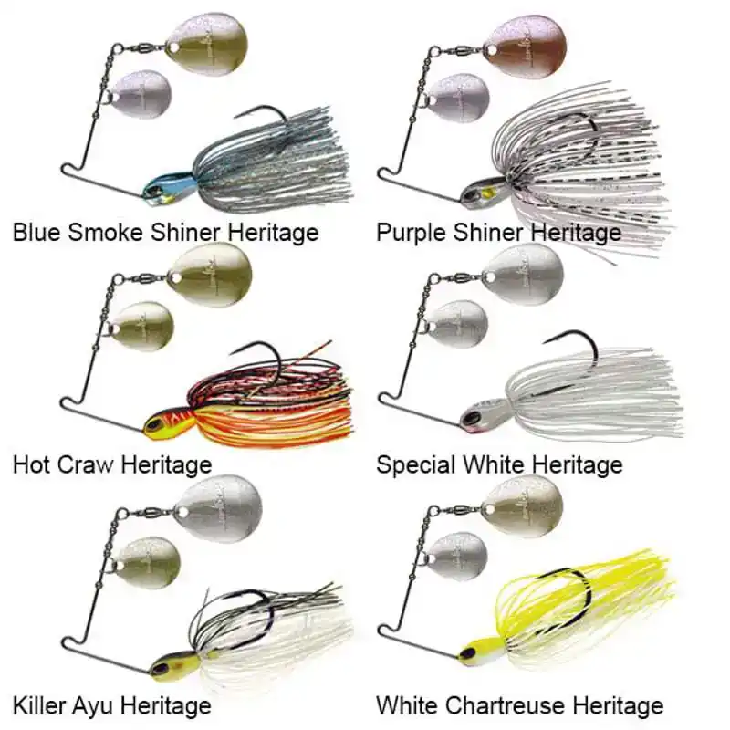 FS Spinnerbait - Double Colorado - 14 gram - Blue Smoke Shin