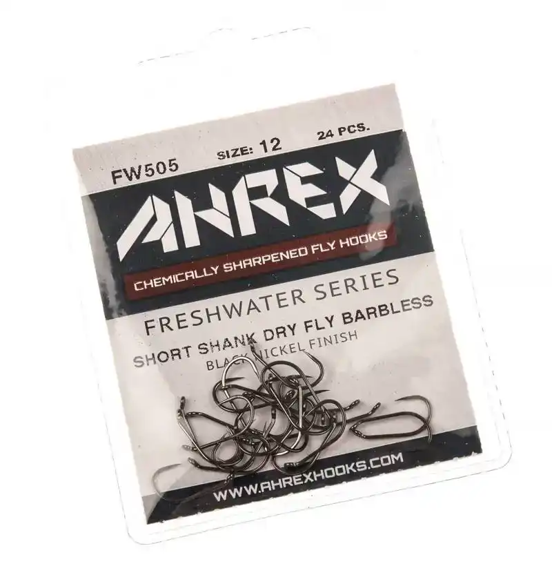 FW505 Short Shank Dry Barbless #10